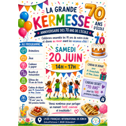 Registration - End of school year party "70th anniversary"